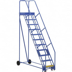 Vestil - 140" High 350 Lb Capacity 11 Step Ladder - USA Tool & Supply