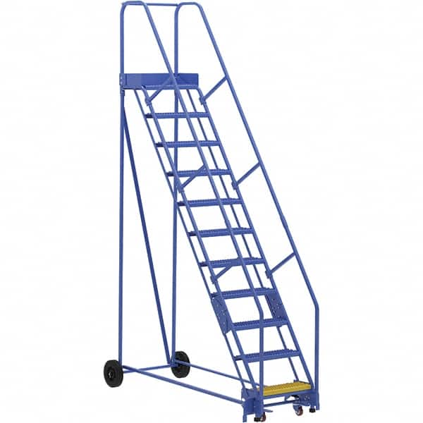 Vestil - 140" High 350 Lb Capacity 11 Step Ladder - USA Tool & Supply