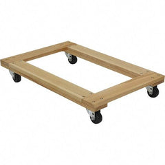 Vestil - 900 Lb Capacity Hardwood Dolly - 36" Long x 24" Wide - USA Tool & Supply