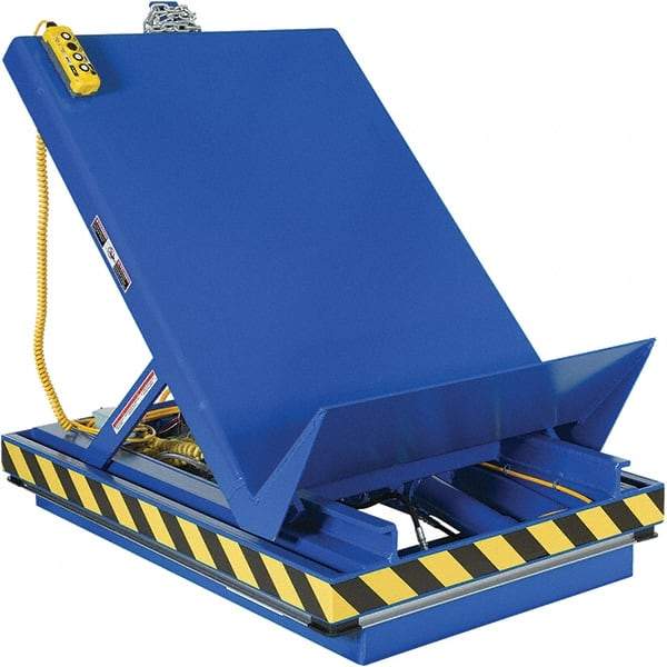 Vestil - 4,000 Lb Capacity Hydraulic Scissor Lift - 11" to 47" Lift Height, 48" Platform Length x 36" Platform Width - USA Tool & Supply