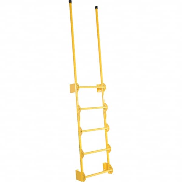 Vestil - 101-1/2" High 300 Lb Capacity 5 Step Fixed Ladder - USA Tool & Supply