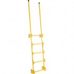 Vestil - 101-1/2" High 300 Lb Capacity 5 Step Fixed Ladder - USA Tool & Supply