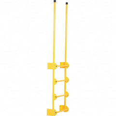 Vestil - 89-1/2" High 300 Lb Capacity 4 Step Fixed Ladder - USA Tool & Supply