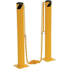 Vestil - 127' Long Steel Bollard - Yellow - USA Tool & Supply