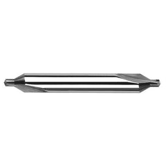 ‎#1 × 1-1/2″ OAL 90 Degree Carbide Combined Drill and Countersink Uncoated - Exact Industrial Supply