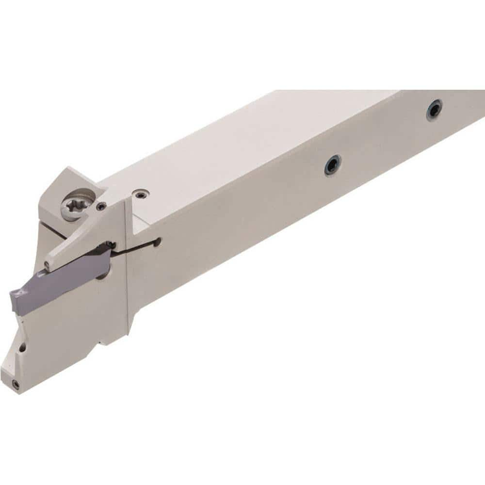 Indexable Grooving/Cut-Off Toolholders; Cutting Direction: Left Hand; Maximum Depth of Cut (Decimal Inch): 0.4900; Maximum Groove Width (Decimal Inch): 0.0980; Minimum Groove Width (Decimal Inch): 0.0590; Toolholder Style: JCTE; Tool Material: Steel; Inse