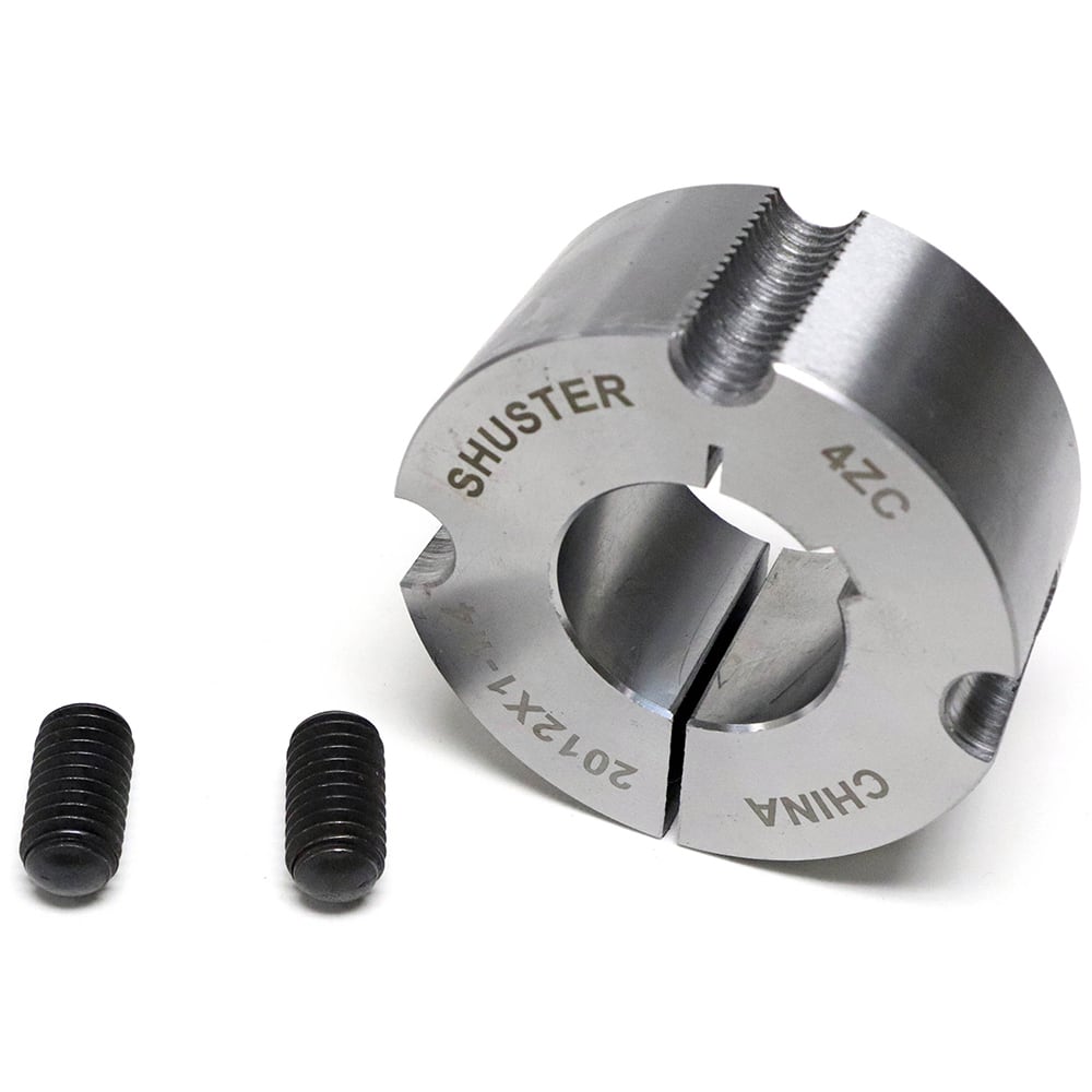 Shuster - 1-7/16" Bore, 3/8" Keyway Width x 3/16" Keyway Depth, Tapered Lock Sprocket Bushing - Exact Industrial Supply