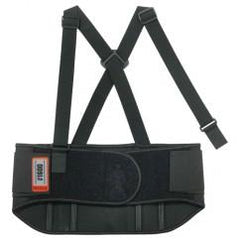 1600 XS BLK STD ELASTIC BACK SUPPORT - USA Tool & Supply