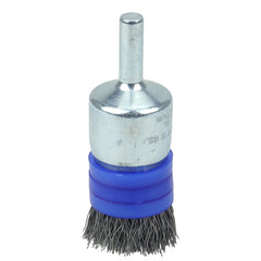 3/4″ Banded Crimped Wire End Brush, .0104″ Steel Fill - USA Tool & Supply