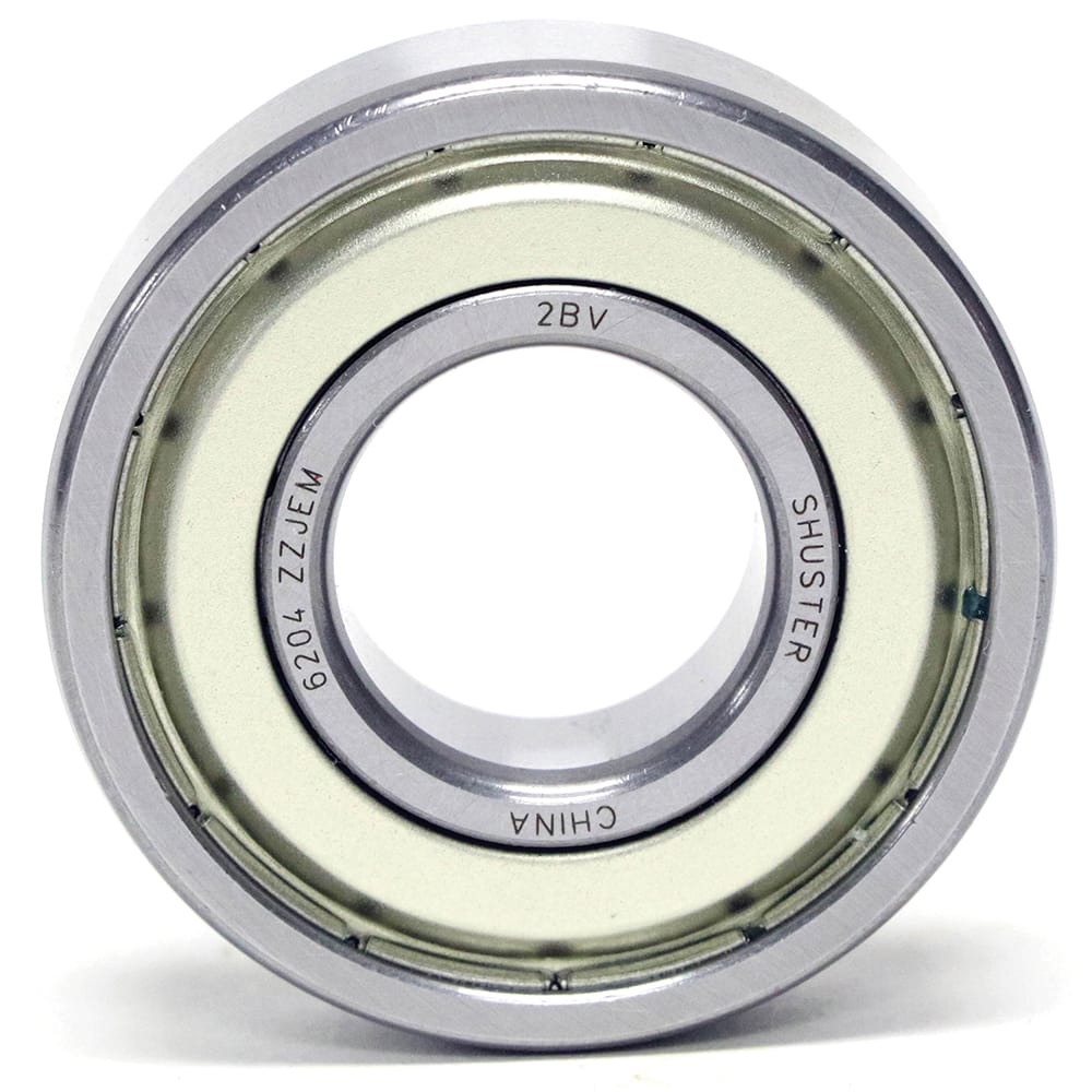 Shuster - R6 ZZ, 3/8" Bore Diam, 7/8" OD, Double Shield Deep Groove Radial Ball Bearing - Exact Industrial Supply