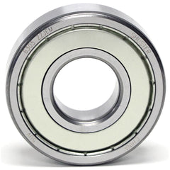 Shuster - 6310 ZZ JEM, 50mm Bore Diam, 110mm OD, Double Shield Deep Groove Radial Ball Bearing - Exact Industrial Supply