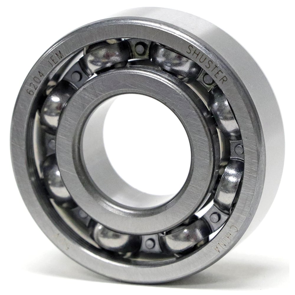 Shuster - 6200 JEM, 10mm Bore Diam, 30mm OD, Open Deep Groove Radial Ball Bearing - Exact Industrial Supply