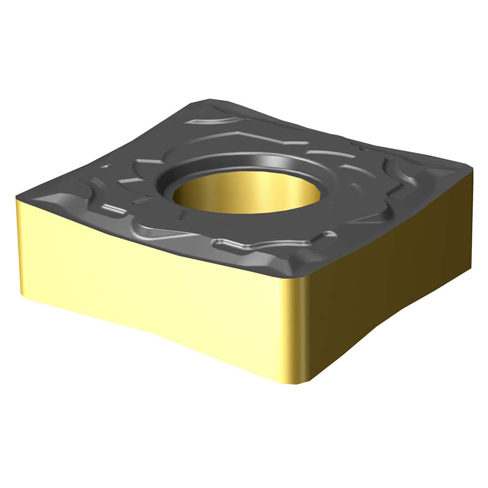 CNMG431-SF S205 Carbide Turning Insert Al2O3/TiN/TiCN Finish, Neutral, 1/2″ Inscribed Circle, 0.0156″ Corner Radius, 3/16″ Thick, 80° Triangle