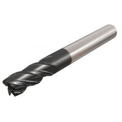 SolidMill Endmill -  ECI-E-4R 125-375-C010 - USA Tool & Supply