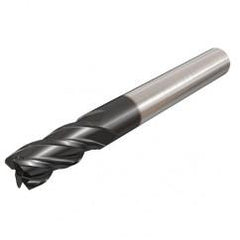SolidMill Endmill -  ECI-E-4R 125-375-C010 - USA Tool & Supply
