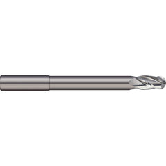 Micro 100 - Ball End Mills; Mill Diameter (Inch): 3/4 ; Mill Diameter (Decimal Inch): 0.7500 ; Number of Flutes: 2 ; Length of Cut (Inch): 1-1/2 ; Length of Cut (Decimal Inch): 1.5000 ; Material: Solid Carbide - Exact Industrial Supply