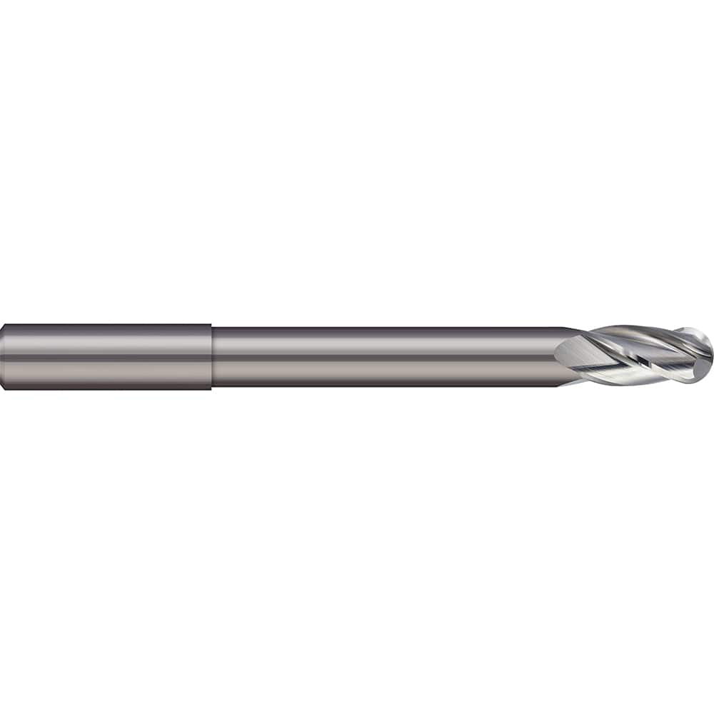 Micro 100 - Ball End Mills; Mill Diameter (Inch): 5/8 ; Mill Diameter (Decimal Inch): 0.6250 ; Number of Flutes: 2 ; Length of Cut (Inch): 1-1/4 ; Length of Cut (Decimal Inch): 1.2500 ; Material: Solid Carbide - Exact Industrial Supply
