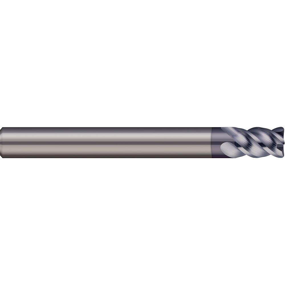Micro 100 - Corner Radius & Corner Chamfer End Mills; Mill Diameter (mm): 16.00 ; Mill Diameter (Decimal Inch): 0.6299 ; End Type: Corner Radius ; Corner Radius (mm): 1.00 ; Number of Flutes: 4 ; Material: Solid Carbide - Exact Industrial Supply