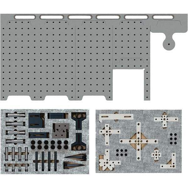 Phillips Precision - CMM Fixtures Type: Fixture Kits & Sets Plate Design: Magnetic - USA Tool & Supply