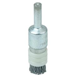1/2″ Banded Nylox End Brush, .022/320SC Crimped Fill - USA Tool & Supply