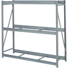 Lyon - 4 Shelf Starter No Deck Steel Shelving - 10,000 Lb Capacity, 60" Wide x 96" High x 48" Deep, Dove Gray - USA Tool & Supply