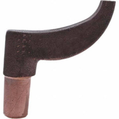 Tuffaloy - Spot Welder Tips For Use With: 5RW Electrode Holder Type: Misc Double Bend Tip Rectangular Nose - USA Tool & Supply