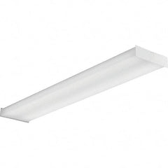 Lithonia Lighting - Wraparound Light Fixtures Lamp Type: LED Mounting Type: Surface Mount - USA Tool & Supply