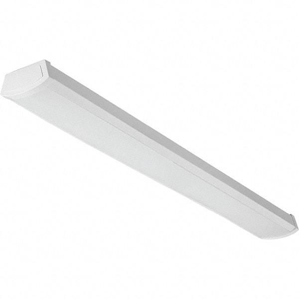 Lithonia Lighting - Wraparound Light Fixtures Lamp Type: LED Mounting Type: Surface Mount - USA Tool & Supply