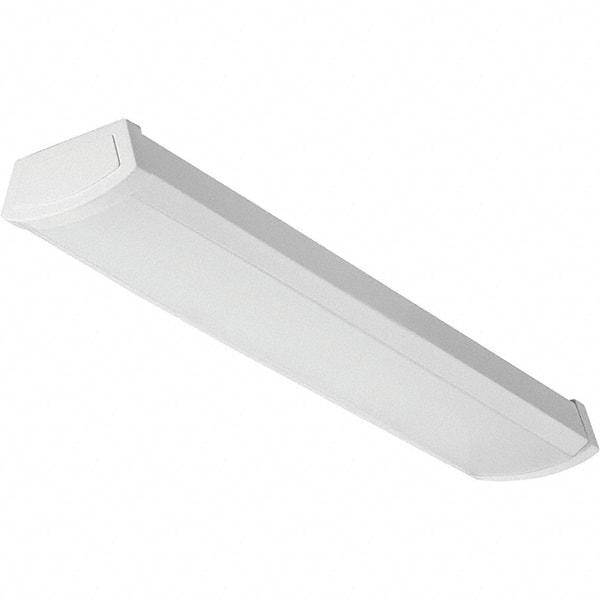 Lithonia Lighting - Wraparound Light Fixtures Lamp Type: LED Mounting Type: Surface Mount - USA Tool & Supply