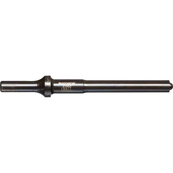 Mayhew - 7/16" Head Width, 6" OAL, Roll Pin Punch - Round Drive, Round Shank, Steel - USA Tool & Supply