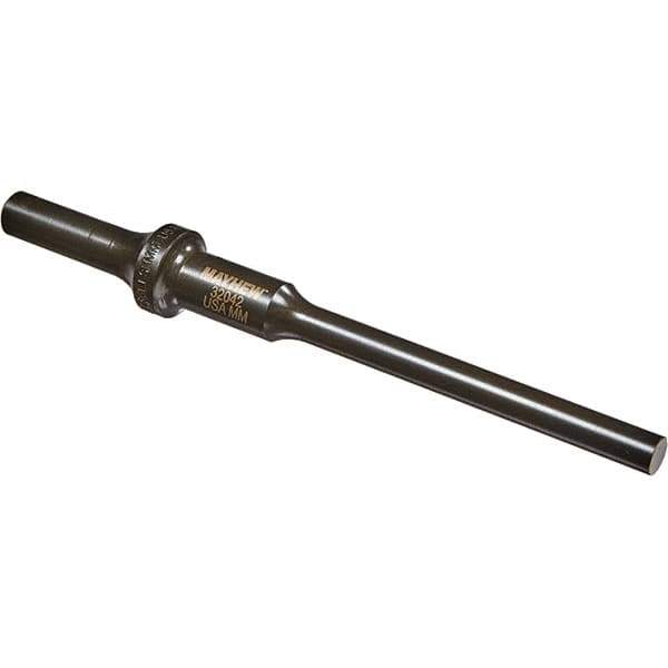 Mayhew - 5/16" Head Width, 6" OAL, Roll Pin Punch - Round Drive, Round Shank, Steel - USA Tool & Supply