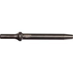 Mayhew - 3/16" Head Width, 6" OAL, Rivet Cutter Chisel - Round Drive, Round Shank, Steel - USA Tool & Supply