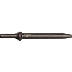 Mayhew - 1/8" Head Width, 6" OAL, Rivet Cutter Chisel - Round Drive, Round Shank, Steel - USA Tool & Supply