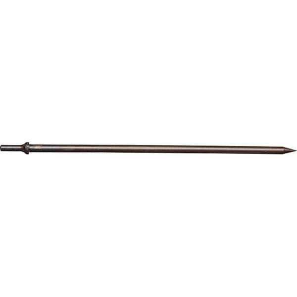 Mayhew - 18" OAL, Tapered Punch Chisel - Round Drive, Round Shank, Steel - USA Tool & Supply