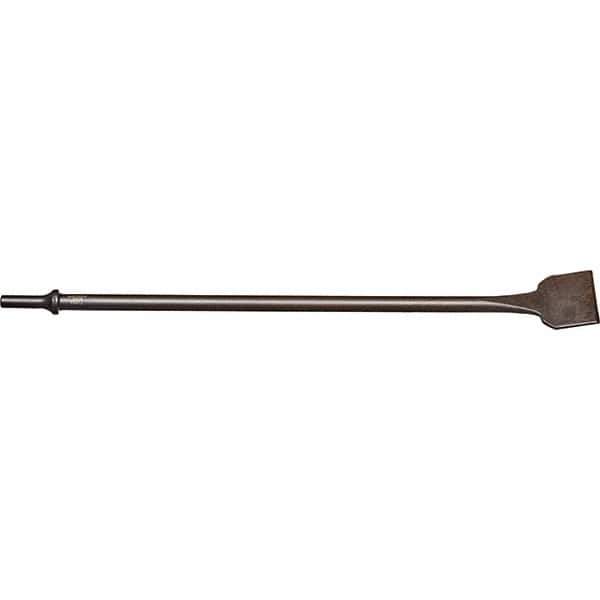 Mayhew - 2" Head Width, 18" OAL, Scraper Punch - Round Drive, Round Shank, Steel - USA Tool & Supply