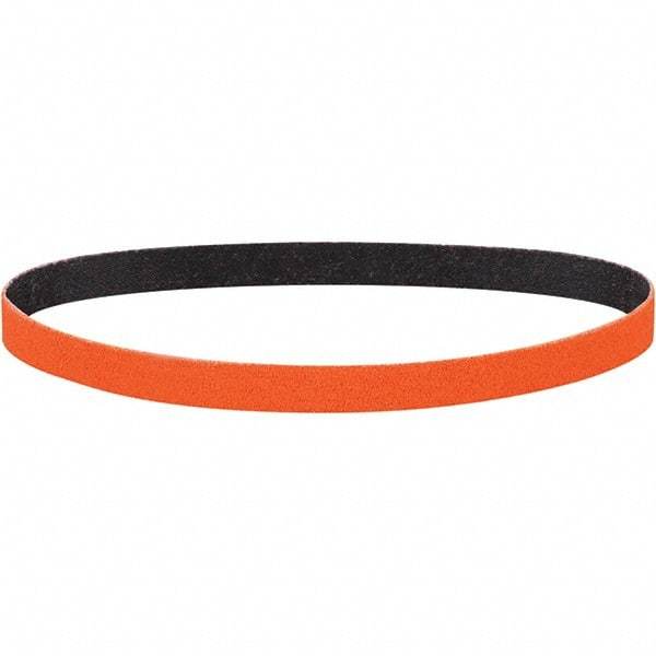 Dynabrade - 1" Wide x 18" OAL, 40 Grit, Ceramic Abrasive Belt - Ceramic, Coated, Y Weighted Cloth Backing, Wet/Dry - USA Tool & Supply