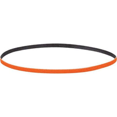 Dynabrade - 1/8" Wide x 24" OAL, 80 Grit, Ceramic Abrasive Belt - Ceramic, Coated, Y Weighted Cloth Backing, Wet/Dry - USA Tool & Supply