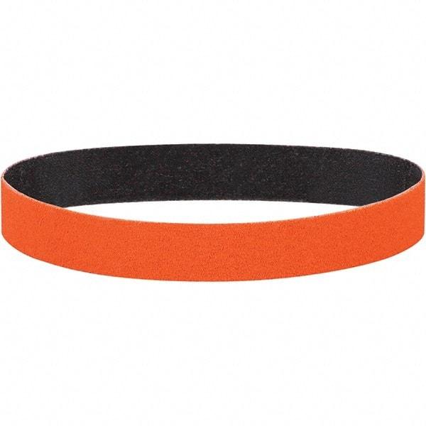 Dynabrade - 1" Wide x 18" OAL, 60 Grit, Ceramic Abrasive Belt - Ceramic, Coated, Y Weighted Cloth Backing, Wet/Dry - USA Tool & Supply