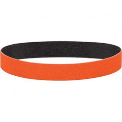 Dynabrade - 1" Wide x 18" OAL, 60 Grit, Ceramic Abrasive Belt - Ceramic, Coated, Y Weighted Cloth Backing, Wet/Dry - USA Tool & Supply