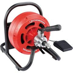 Rothenberger - Electric & Gas Drain Cleaning Machines Type of Power: Electric For Minimum Pipe Size: 1.570 (Inch) - USA Tool & Supply