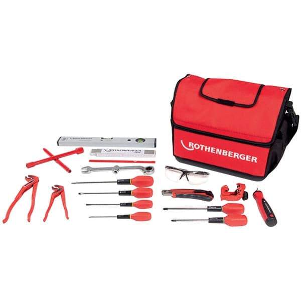 Rothenberger - Combination Hand Tool Sets Tool Type: Plumber's Tool Set Number of Pieces: 13 - USA Tool & Supply