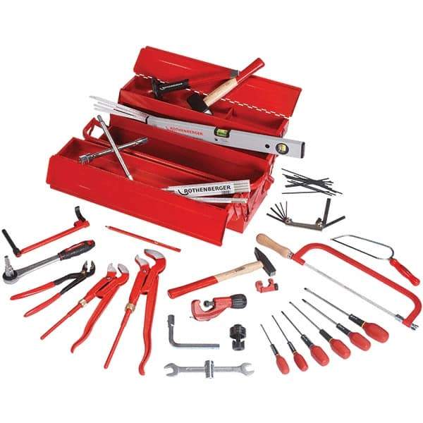 Rothenberger - Combination Hand Tool Sets Tool Type: Plumber's Tool Set Number of Pieces: 50 - USA Tool & Supply