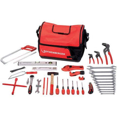 Rothenberger - Combination Hand Tool Sets Tool Type: Plumber's Tool Set Number of Pieces: 57 - USA Tool & Supply