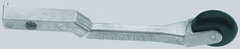 #11204 - 1/8; 1/4; or 1/2 x 18'' Belt Size - 1 x 3/8'' Contact Wheel - Dynafile II Contact Arm Assembly - USA Tool & Supply