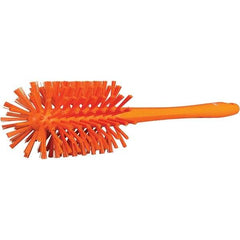 Vikan - 3-1/2" Diam Polyester Bottle Brush - 16-7/8" OAL, 6-1/4" Head Length, Polypropylene Handle - USA Tool & Supply