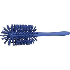 Vikan - 3-1/2" Diam Polyester Bottle Brush - 16-7/8" OAL, 6-1/4" Head Length, Polypropylene Handle - USA Tool & Supply