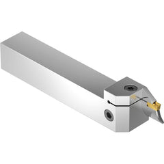 Indexable Grooving/Cut-Off Toolholders; Internal or External: External; Cutting Direction: Right Hand; Maximum Depth of Cut (mm): 26.00; Hand of Holder: Right Hand; Minimum Groove Width (mm): 5.00; Toolholder Style: EVSB; Insert Compatibility: EG0500M05P0