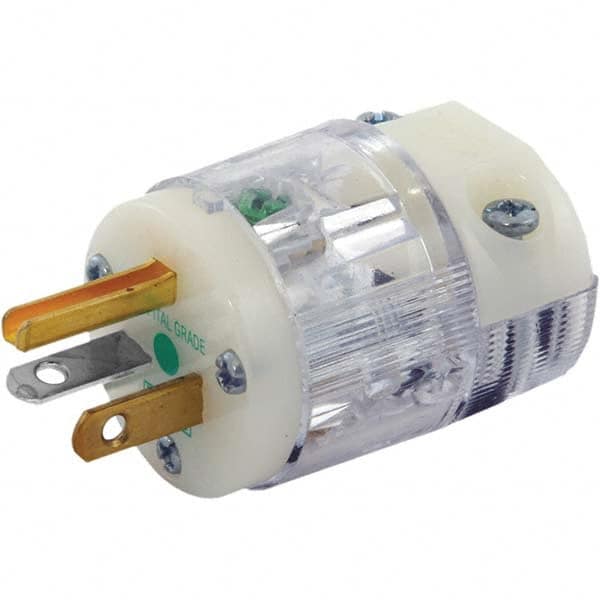 Hubbell Wiring Device-Kellems - Straight Blade Plugs & Connectors Connector Type: Connector Grade: Hospital - USA Tool & Supply