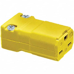 Hubbell Wiring Device-Kellems - Straight Blade Plugs & Connectors Connector Type: Connector Grade: Industrial - USA Tool & Supply