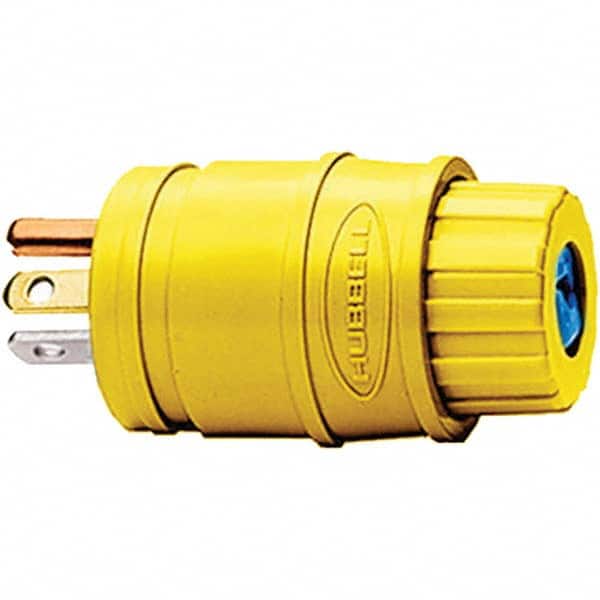 Hubbell Wiring Device-Kellems - Straight Blade Plugs & Connectors Connector Type: Plug Grade: Industrial - USA Tool & Supply